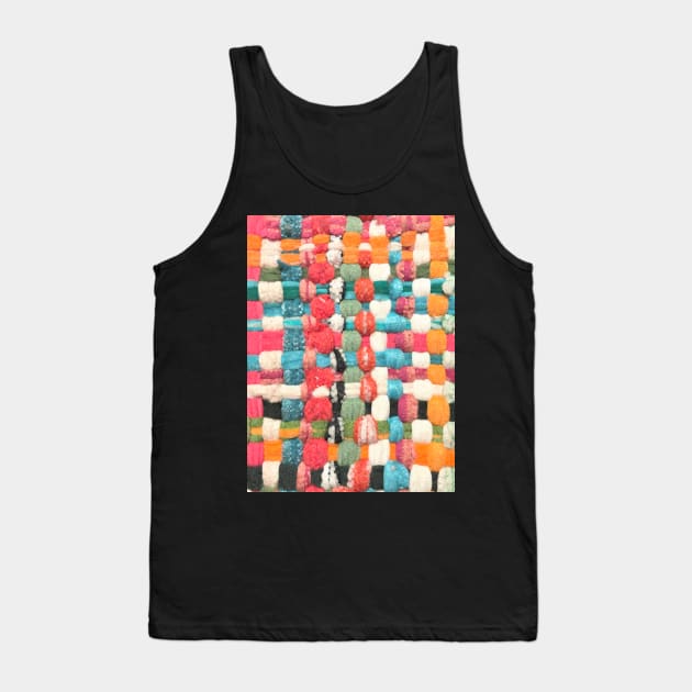 Coral Textile Tank Top by eedeeo